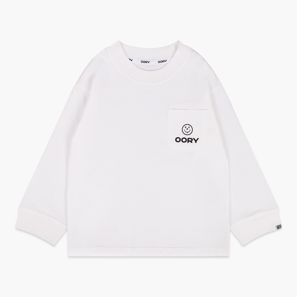 22 F/W OORY Pocket single t-shirt - ivory ( 2차 입고, 당일 발송 )