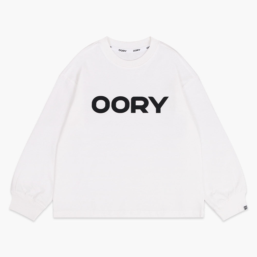 22 F/W OORY Single t-shirt - ivory ( 3차 입고, 당일 발송 )