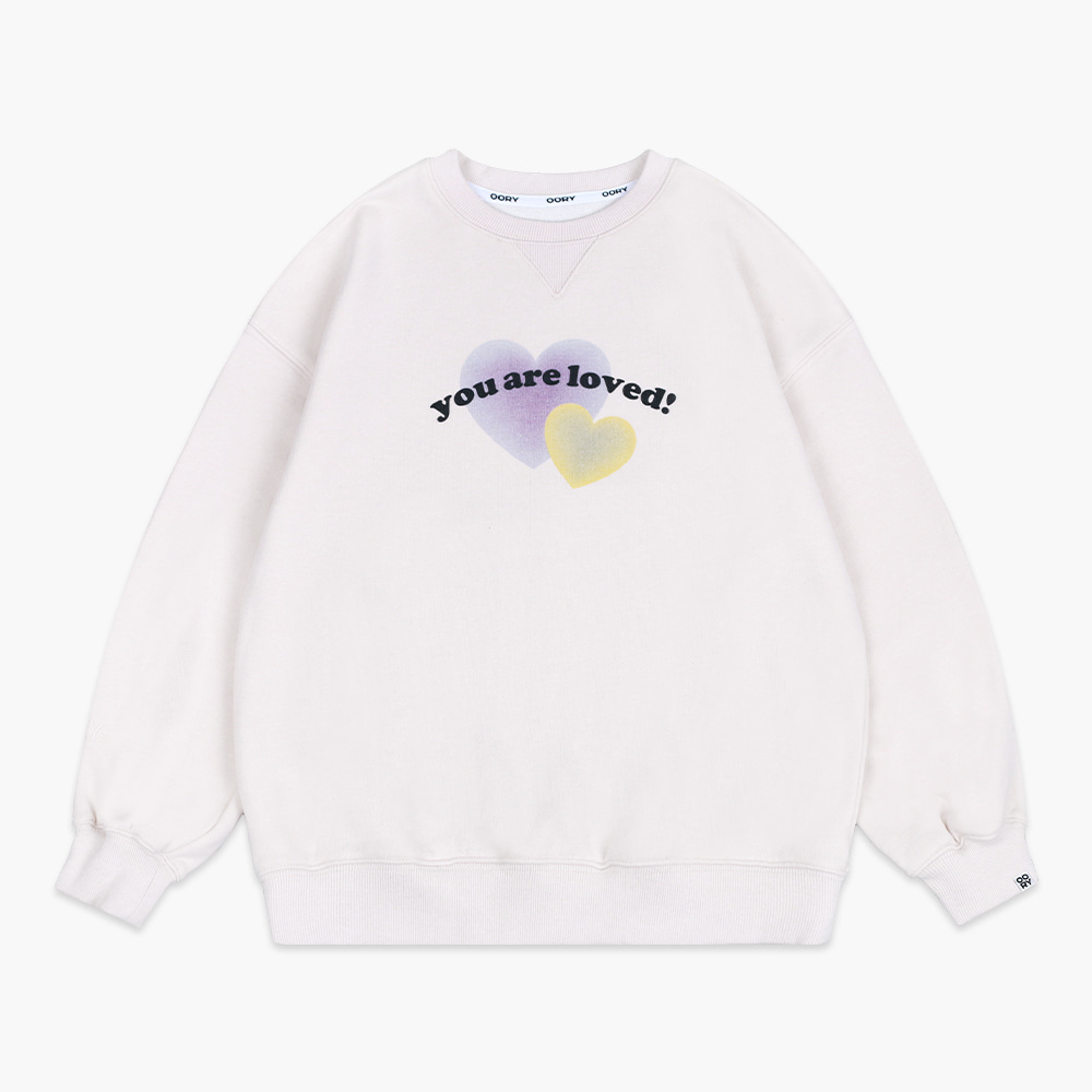 22 F/W OORY Heart sweatshirt ( 2차 입고, 당일 발송 )